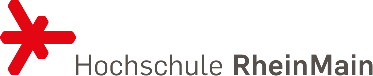 Logo der Hochschule RheinMain